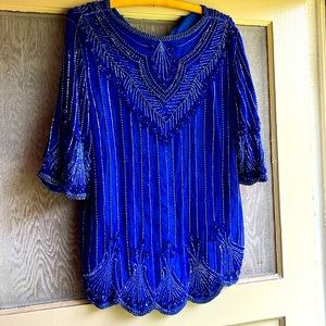 Samir Suri beaded top